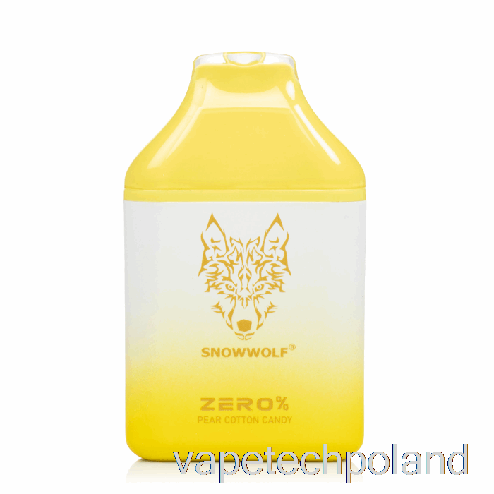 Vape Pen Snowwolf Zero 5500 0% Bez Nikotyny Jednorazowa Wata Cukrowa Gruszka